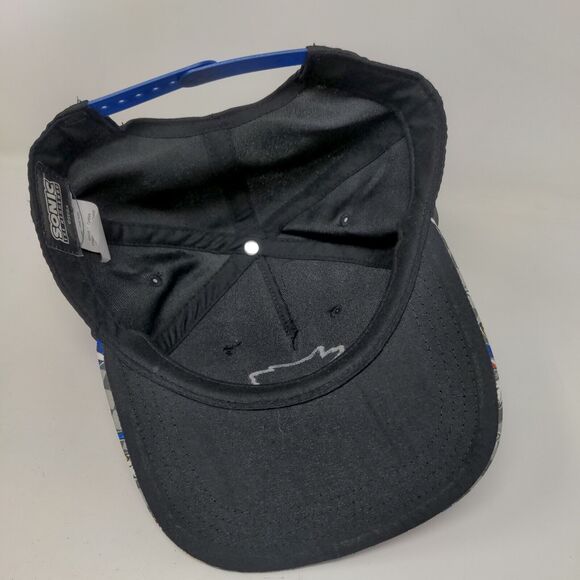 Sonic The Hedgehog Snapback Hat Multicolor One Size Embroidered 6 Panel SEGA - Picture 6 of 7